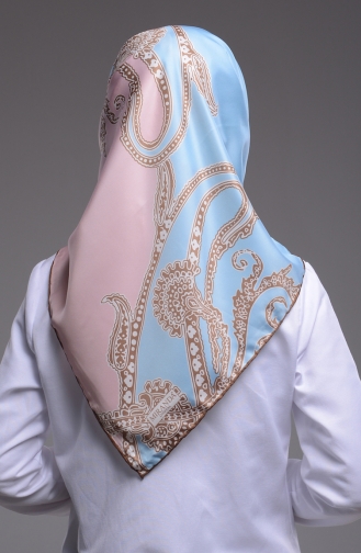 Babyblau Kopftuch 01