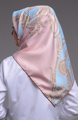 Babyblau Kopftuch 01