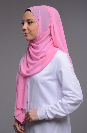 Karaca Krep Şal 90163-17 Pembe