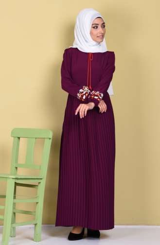 Zwetschge Hijab Kleider 4029-04