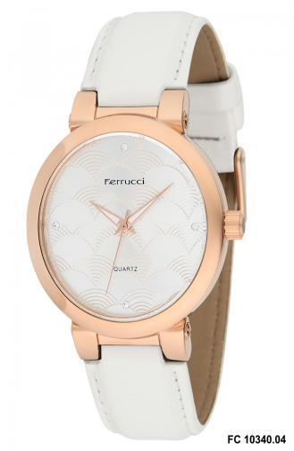 Ferrucci Kol Saati FBA1001 Beyaz