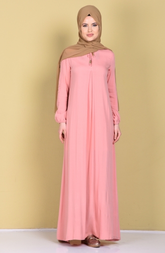 Robe Hijab Poudre clair 1134-21