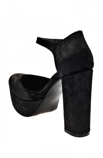 Topuklu Ayakkabı 1008-01 Siyah