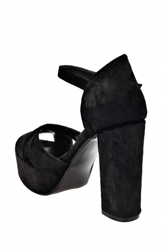 Topuklu Ayakkabı 1011-01 Siyah