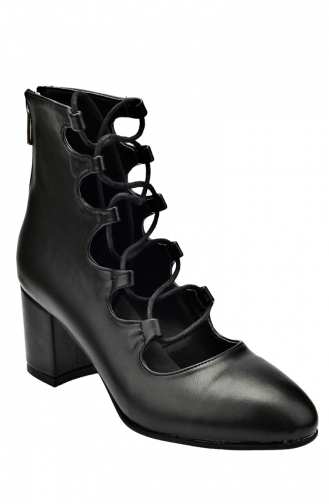 Black High-Heel Shoes 1017-01