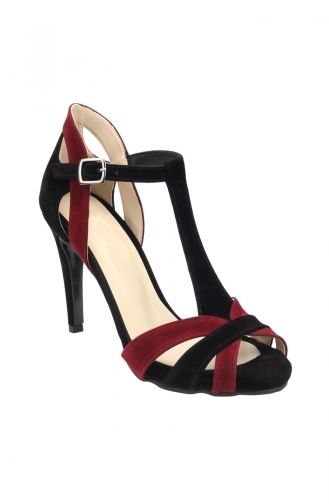 Claret red High Heels 1028-01