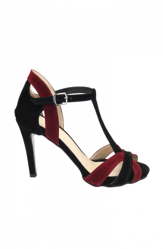 Claret red High Heels 1028-01