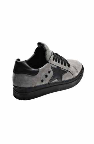 Sneakers Ayakkabı 5060-02 Siyah Yıldız