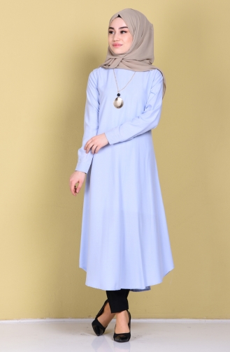 Necklace Tunic 3116-03 Baby Blue 3116-03