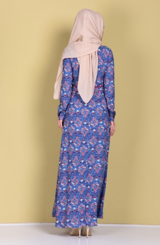 Robe Hijab Indigo 5035-01