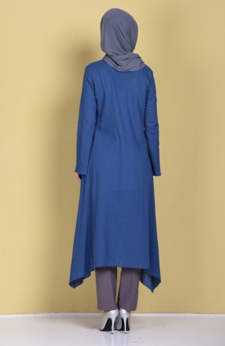 Tunique avec Collier 2764-09 İndigo 2764-09