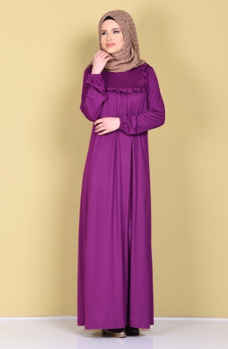 Robe Hijab Plum 1237-03