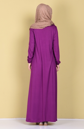Zwetschge Hijab Kleider 1237-03