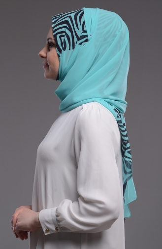 Mint green Sjaal 50001-02