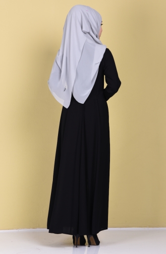 Black Abaya 1061A-01