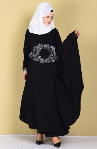 Black Hijab Dress 0201-01