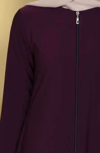 Abaya mit Reißverschluss 2098-10 Kirsche 2098-10