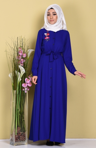 Robe Hijab Blue roi 1208-03