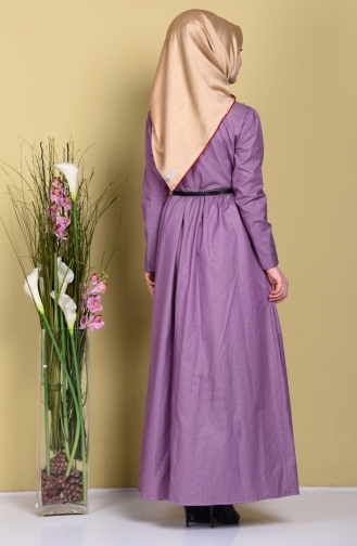 Robe Hijab Pourpre 2254-05