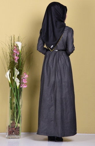 Robe Hijab Noir 2254-09