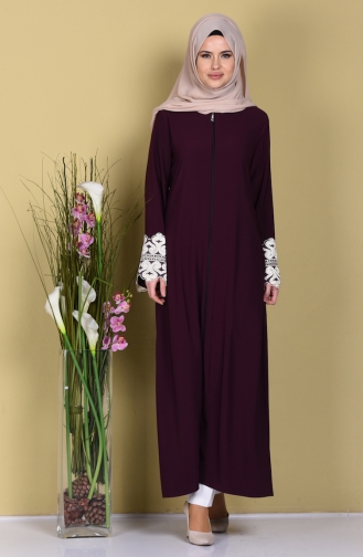 فستان بتصميم سحاب بتفاصيل من الدانتيل 2109-07