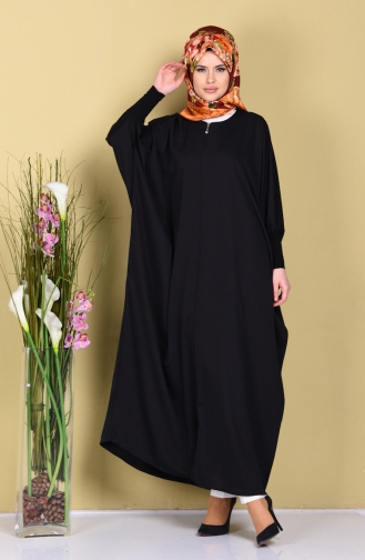 Black Abaya 7298-01