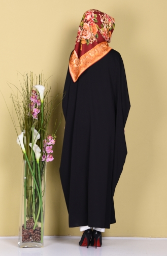 Black Abaya 7298-01