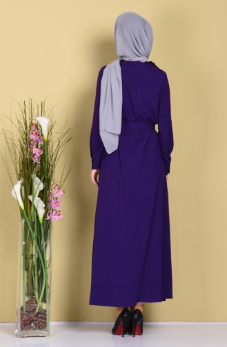 Lila Hijab Kleider 0101-05