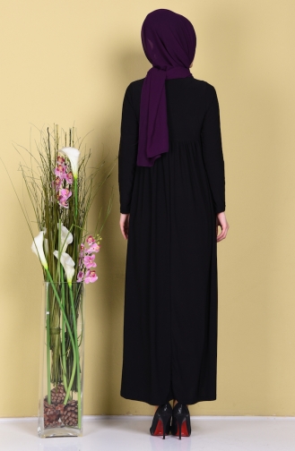 Black Hijab Dress 1790-01