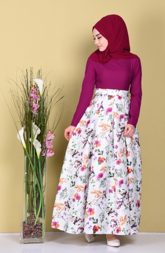 Robe Hijab Plum 2908-03