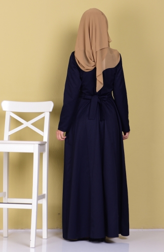 Hijab Kleid 2249-08 Dunkelblau 2249-08