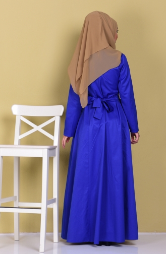 Robe Hijab Blue roi 2249-03
