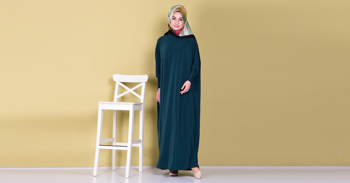 Green Abaya 2080 07 Sefamerve