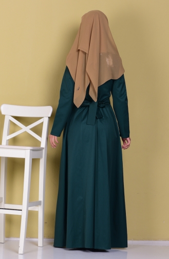 Hijab Kleid 2249-02 Smaragdgrün 2249-02