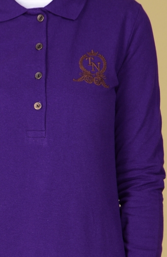 Purple Hijab Dress 2740-07