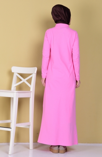 Pink Hijab Dress 2740-12