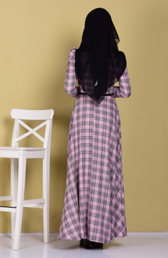 Powder Hijab Dress 2769-02