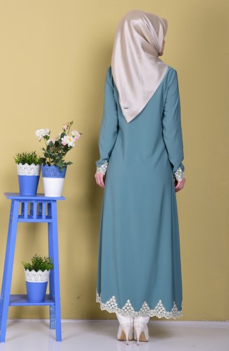 Green Almond Abaya 2110-04