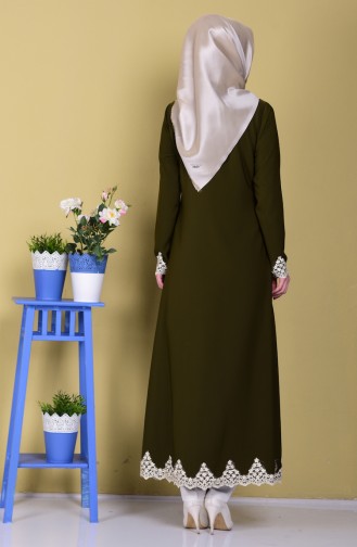 Green Abaya 2110-07