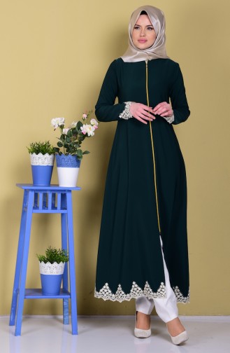 Abaya 2110-06 Vert emeraude 2110-06