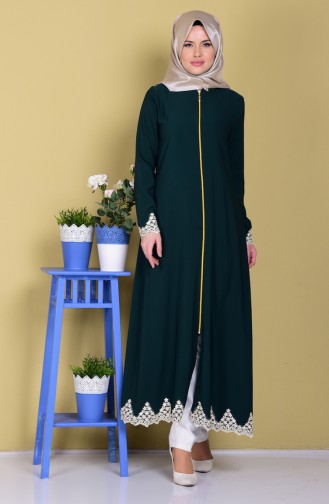 Abaya 2110-06 Vert emeraude 2110-06