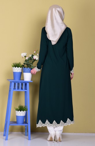 Abaya 2110-06 Vert emeraude 2110-06