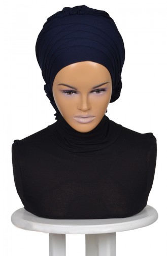 Navy Blue Ready to wear Turban 0014-1