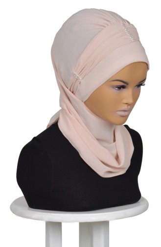 Beige Ready to wear Turban 0051-5