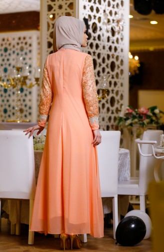 Habillé Hijab Saumon 2970-03
