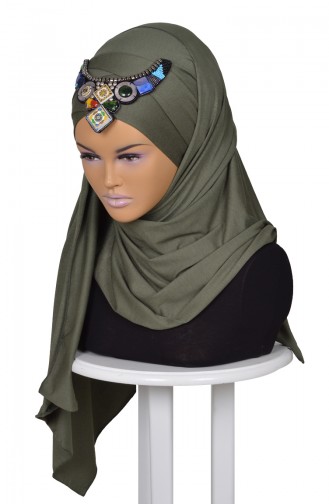 Khaki Shawl 0032-13