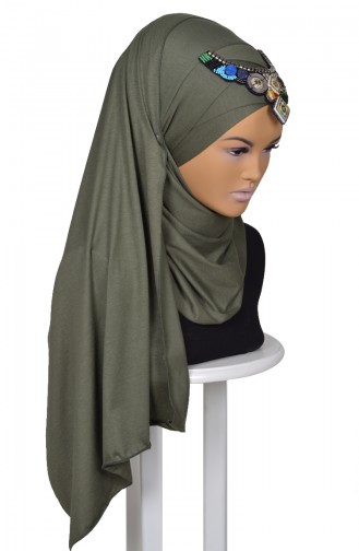 Khaki Shawl 0032-13