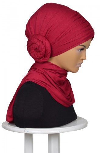 Claret Red Shawl 0044-3