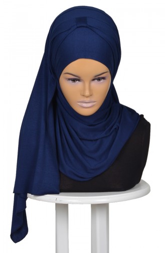 Navy Blue Shawl 0046-1