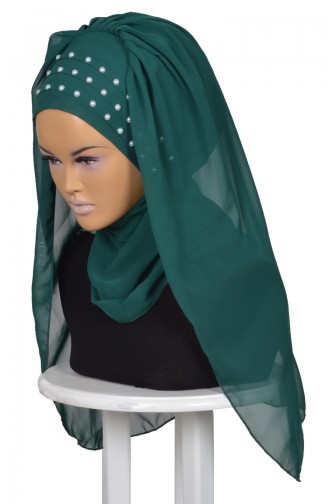 Emerald Ready to wear Turban 0060-12